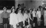 Class of 1961 in an early class play